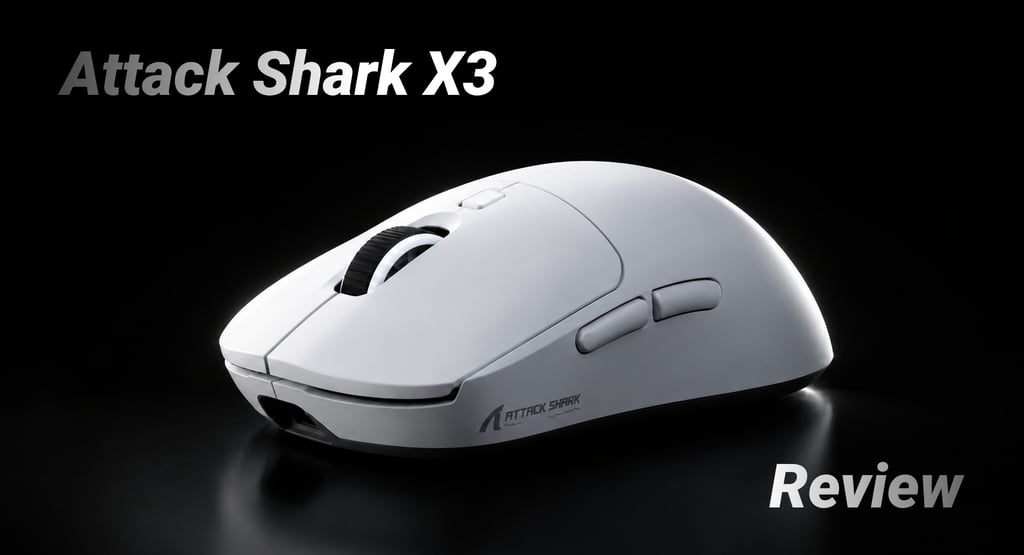 Attack Shark X3 - mouse BARATO que rivaliza com os GIGANTES - Review