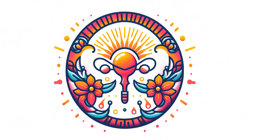 a colorful tattoo style of a sunflower