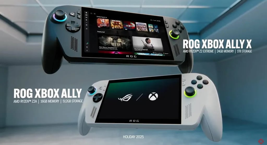 ROG Xbox Ally e Xbox Ally X: Consoles Portáteis Gamer Chegam no Fim de 2025 com Windows 11 e Suporte Total ao Game Pass