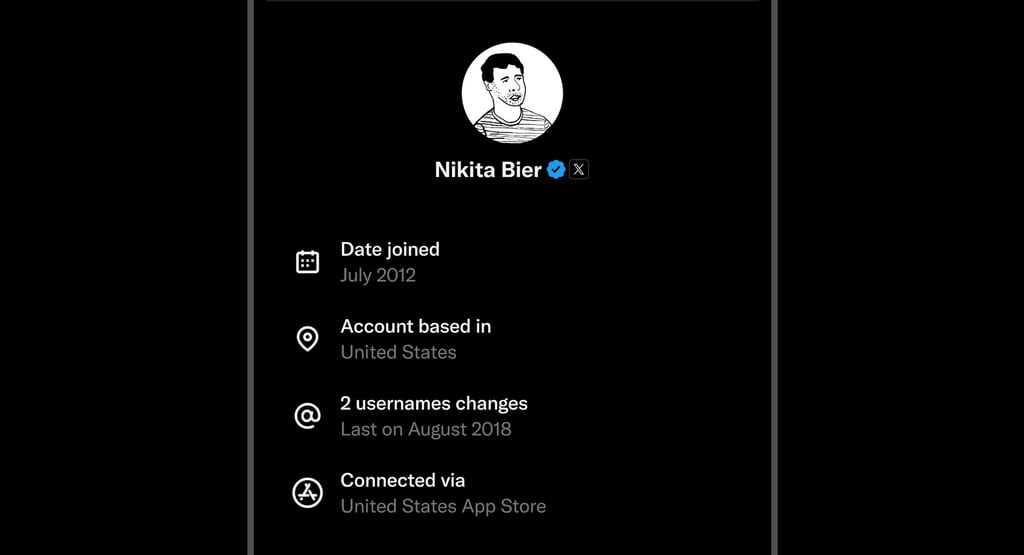 X Lança Recurso "About This Account" com Informações Detalhadas Sobre Perfis