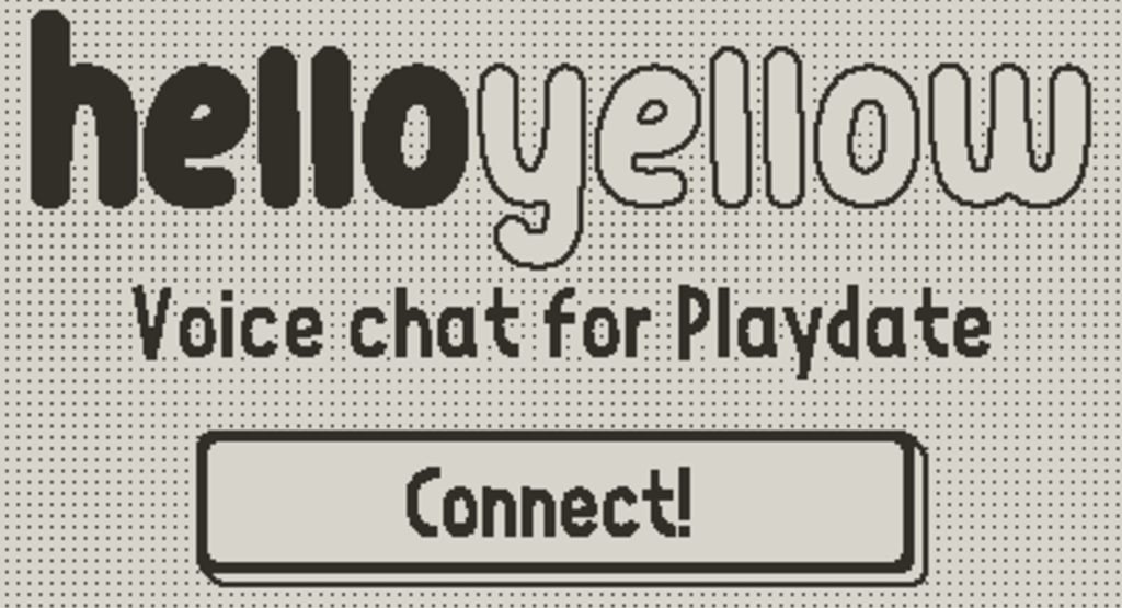Helloyellow: Novo App Permite Enviar Mensagens de Voz no Playdate