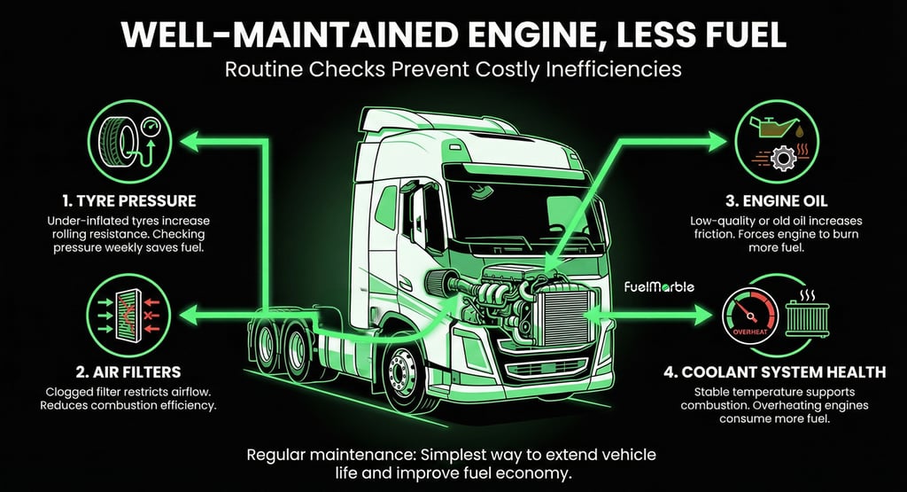 Keep Vehicles Properly Maintained | Fuel Saving Tips