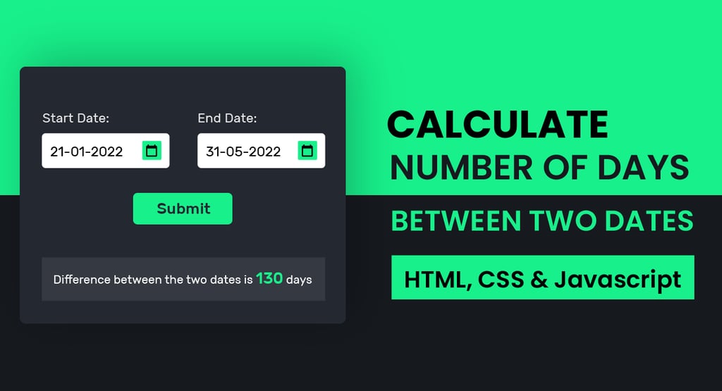 Days between Dates Calculator