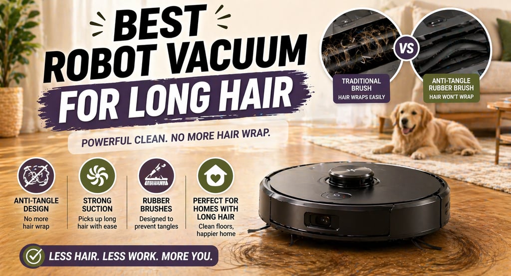 Best Robot Vacuum for Long Hair