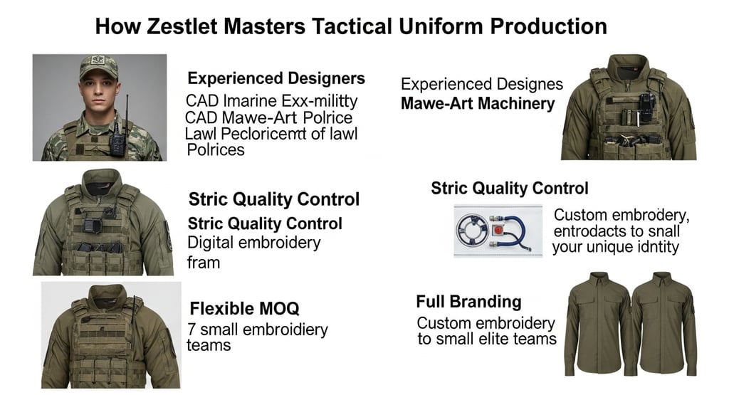 How Zestlet Masters Tactical Uniform Production