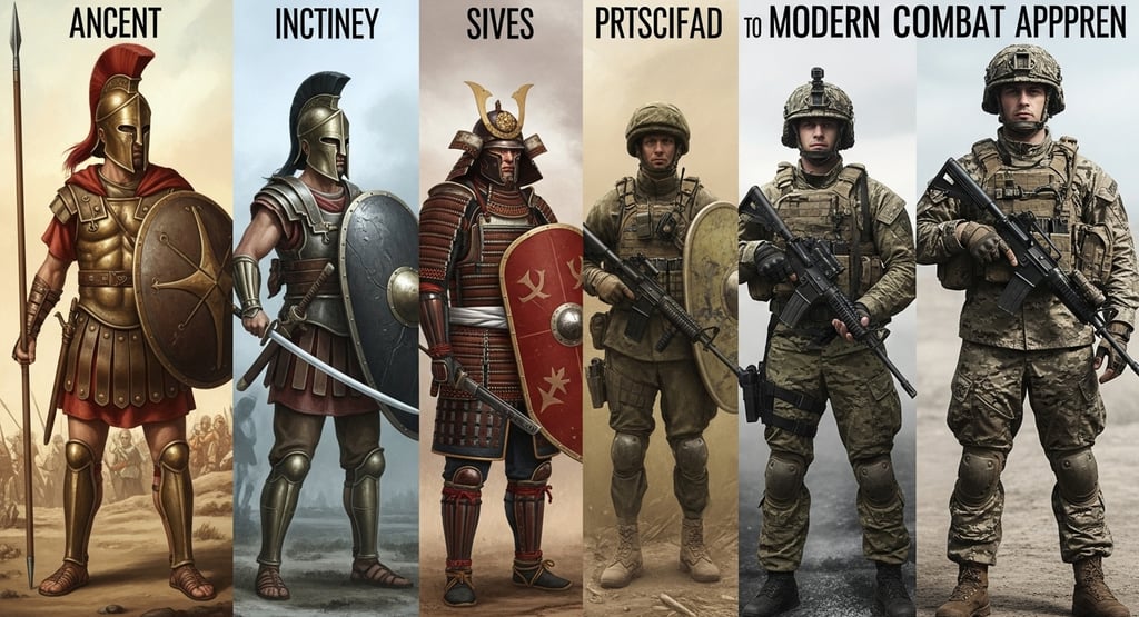 A Historical Journey — From Ancient Armor to Modern Combat Apparel