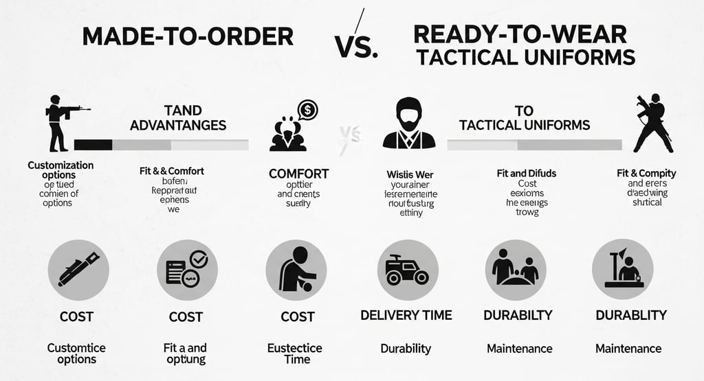 Made-to-Order vs. Ready-to-Wear Tactical Uniforms