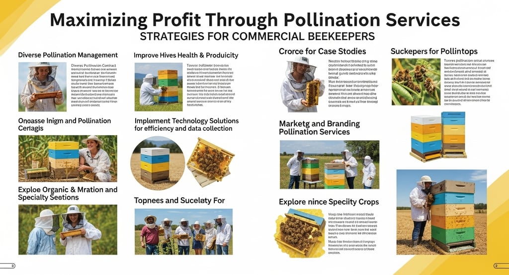 Maximizing Profit Through Pollination Services: Strategies for Commercial Beekeepers