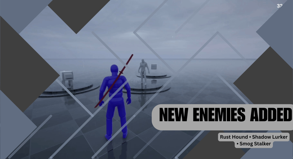 new AI enemies in Clockwork Desolation Rust Hound Shadow Lurker Smog Stalker