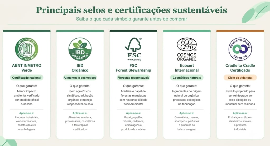 Principais selos e certificações no Brasil