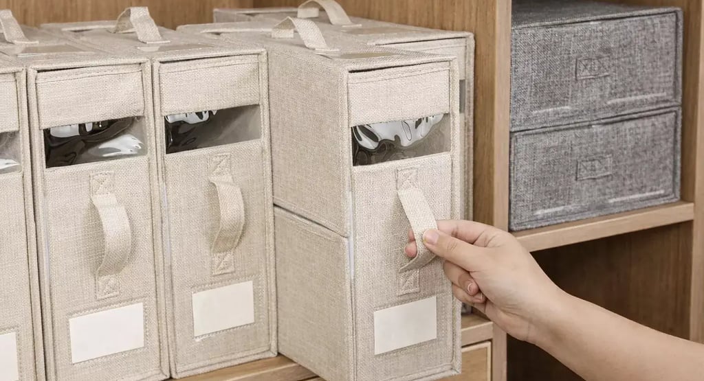 Caixa organizadora dobrável