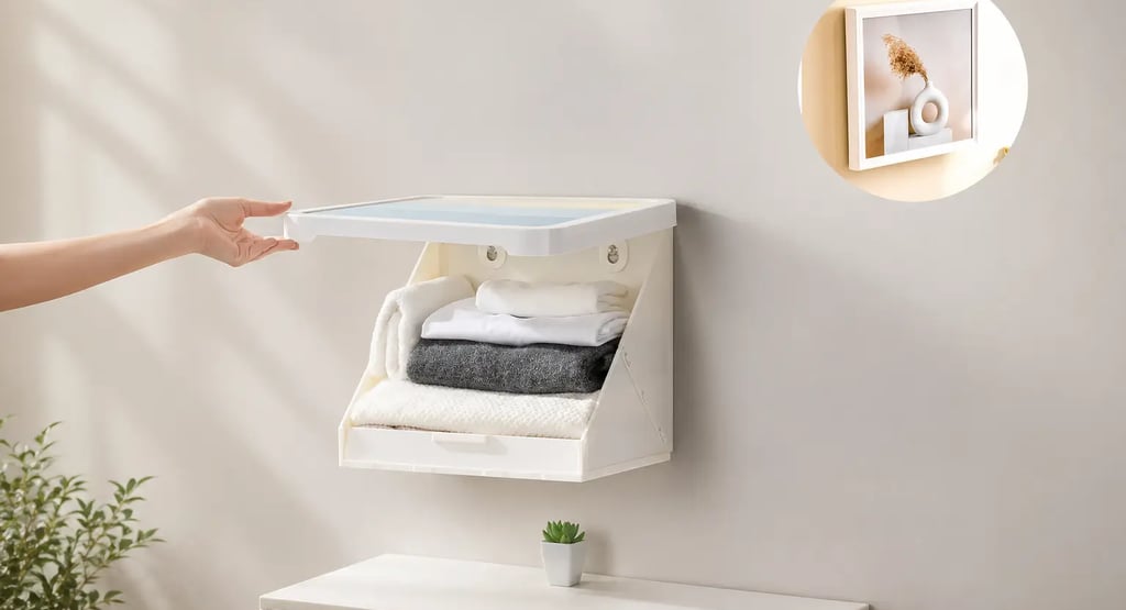 Caixa para roupas e toalhas