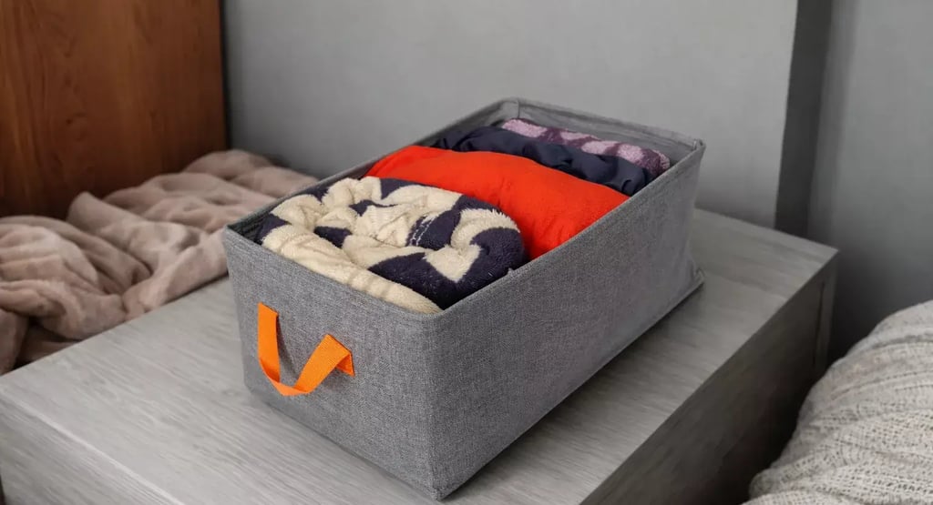 Caixas organizadoras dobráveis 