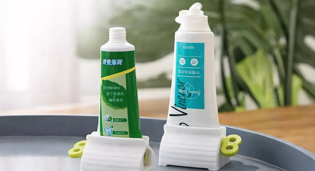 Espremedor de pasta de dente