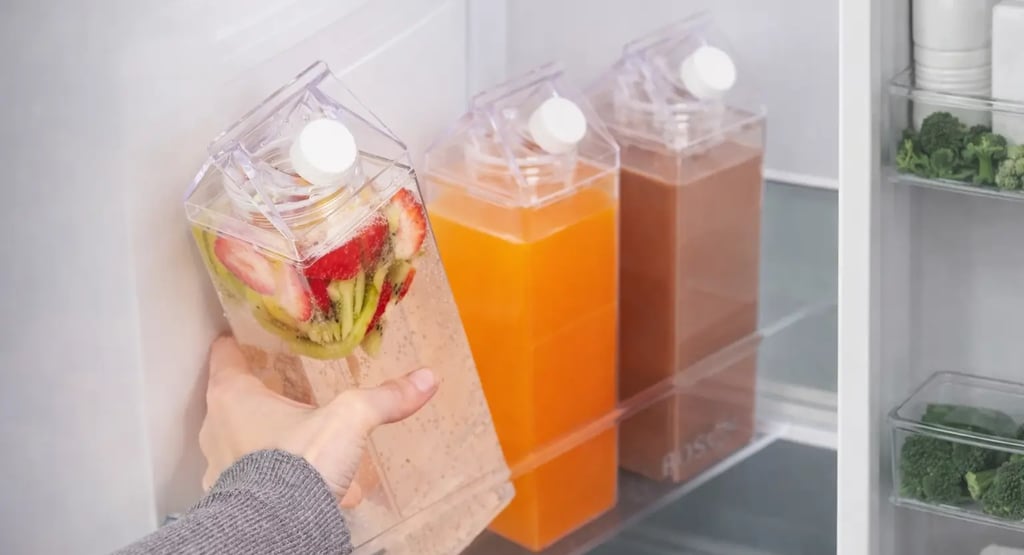 Garrafa de acrílico