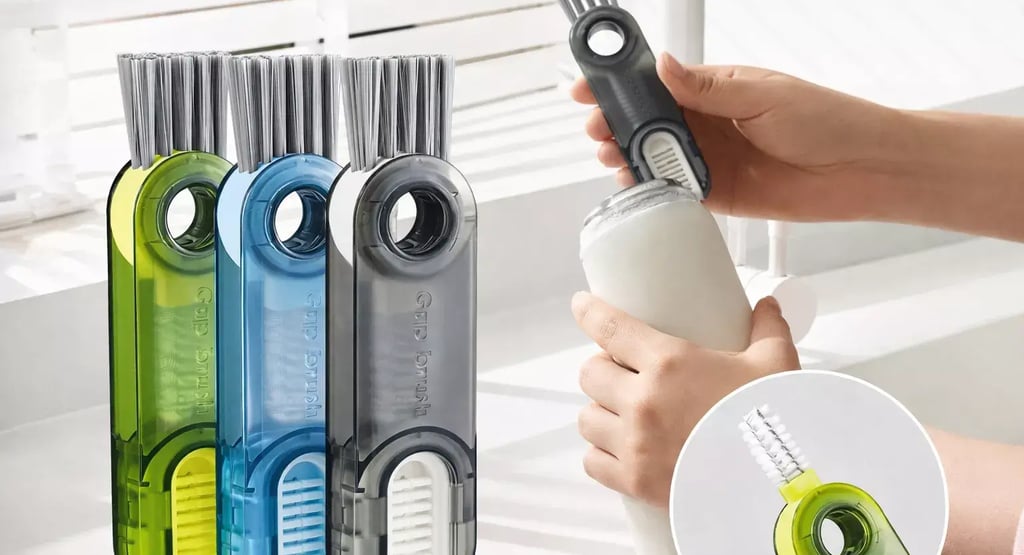 Mini escova multifuncional