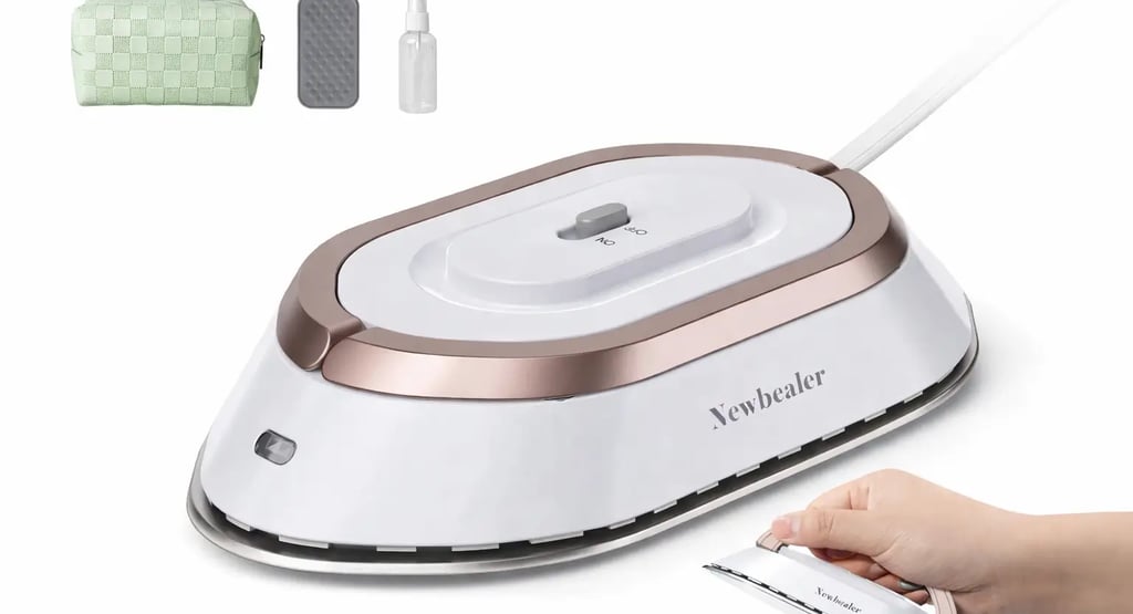 Mini ferro de passar roupa