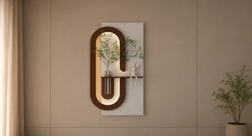 Quadro decorativo com LED