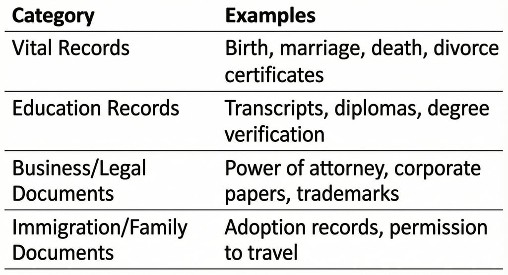 Adoption records, permission to travel