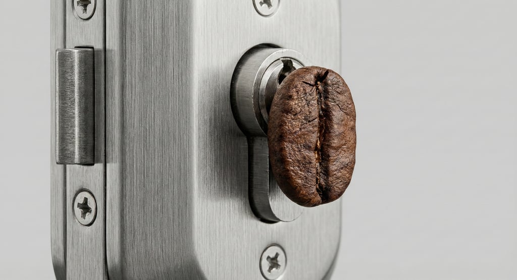 a close up of a door handle latched door handle