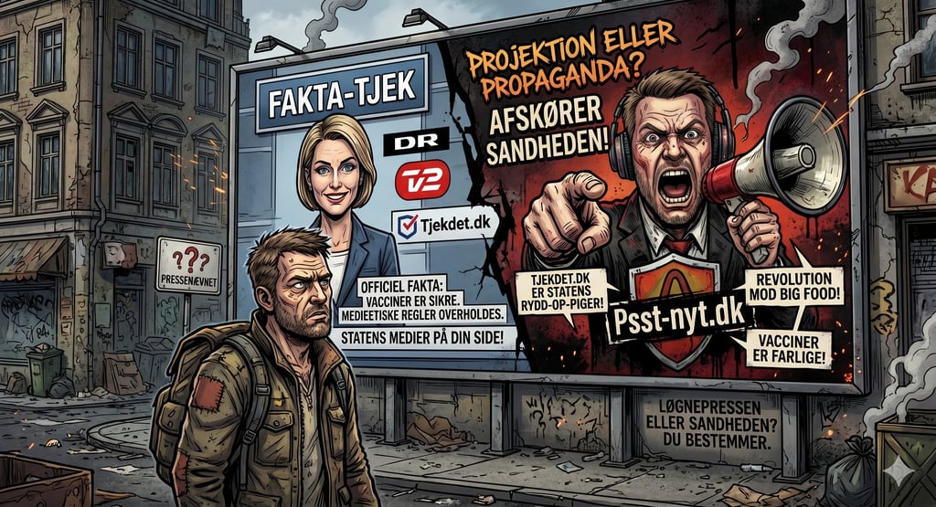 Fakta-check, Propaganda, Projektion, TjekDet