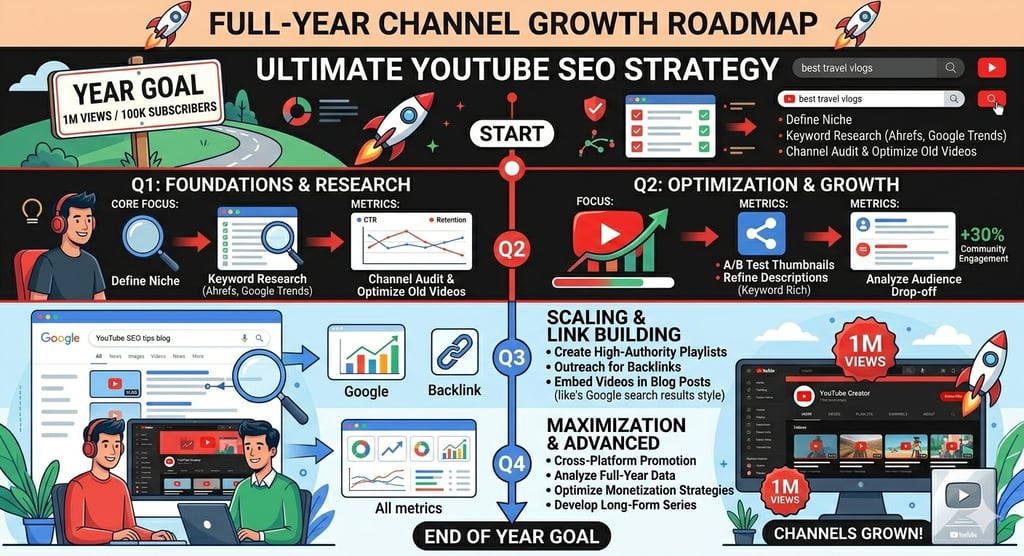 Ultimate YouTube SEO Strategy : Channel Growth Roadmap