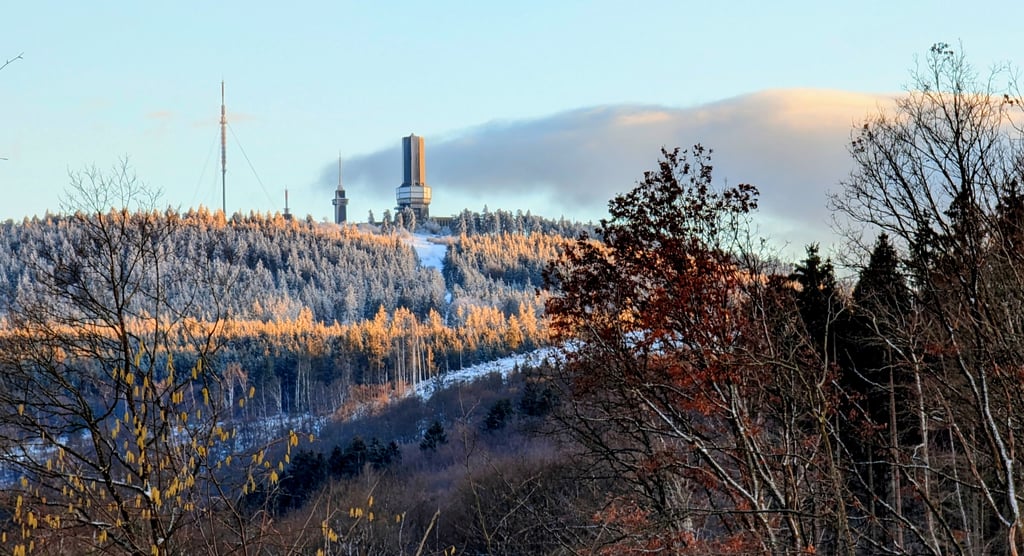 Feldbergblick im Winter