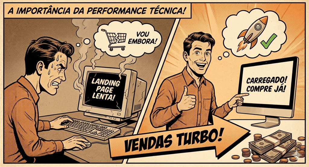 Performance técnica em landing pages