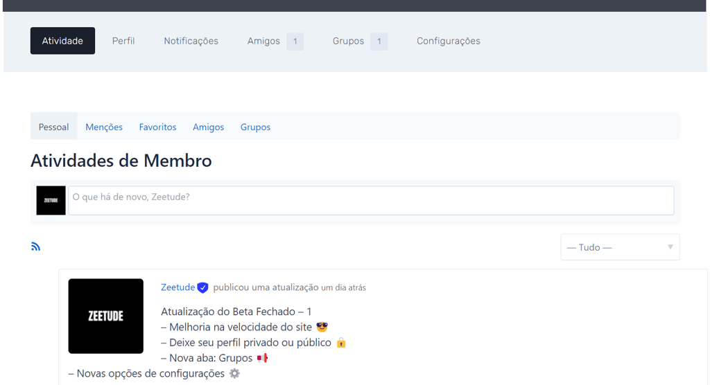 comunidade zeetude
