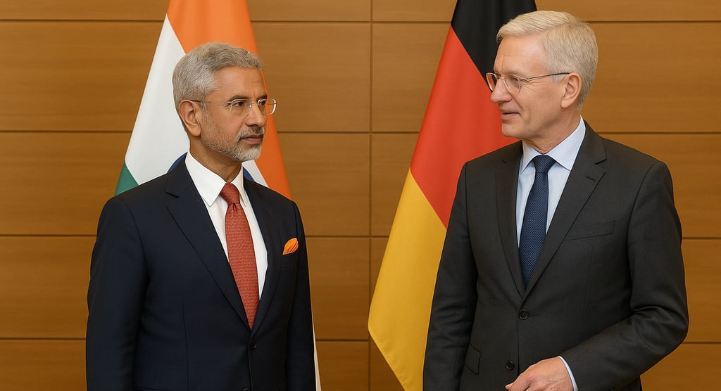 Jaishakar with Johann Wadephul 