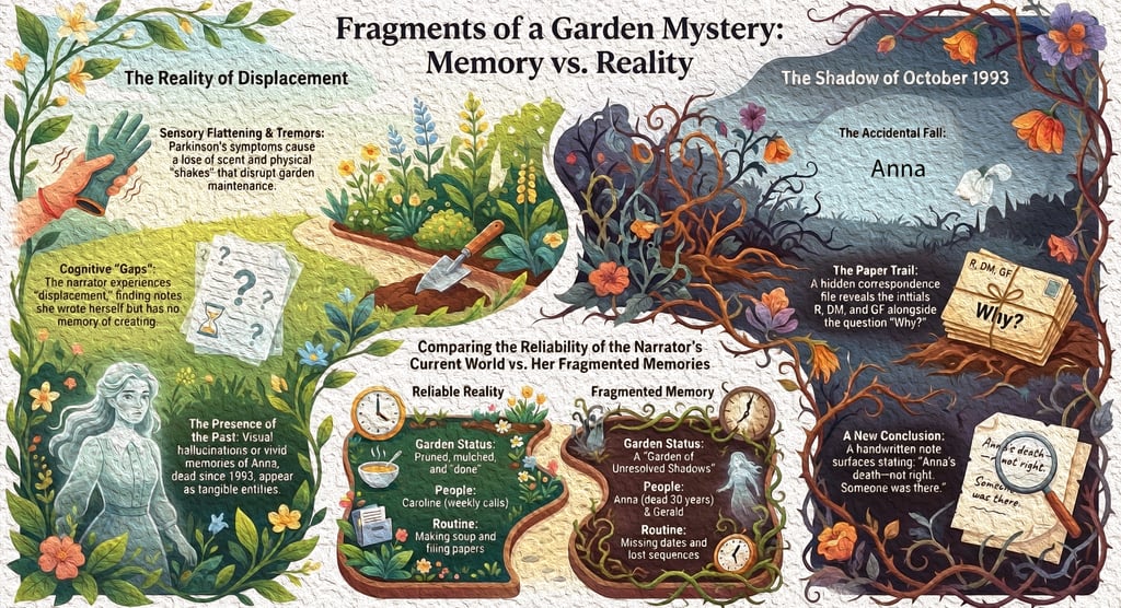 Infographic of a Parkinson's novel that explores Parkinson's disease dementia.