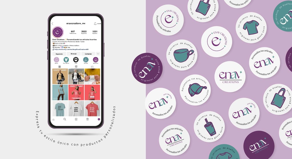 diseño de branding y presencia en redes sociales