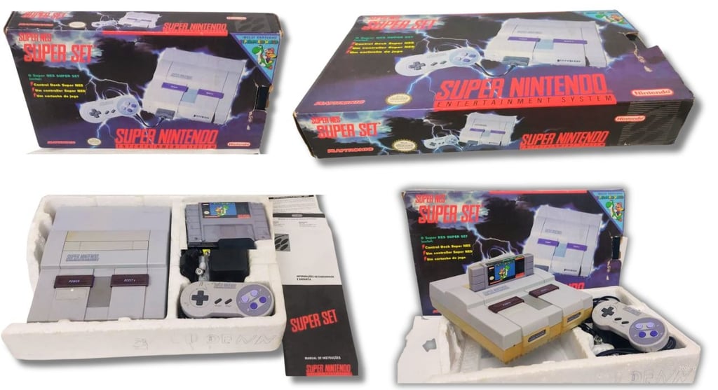 Modelo Super Nintendo Playtronic 1993 Brasil