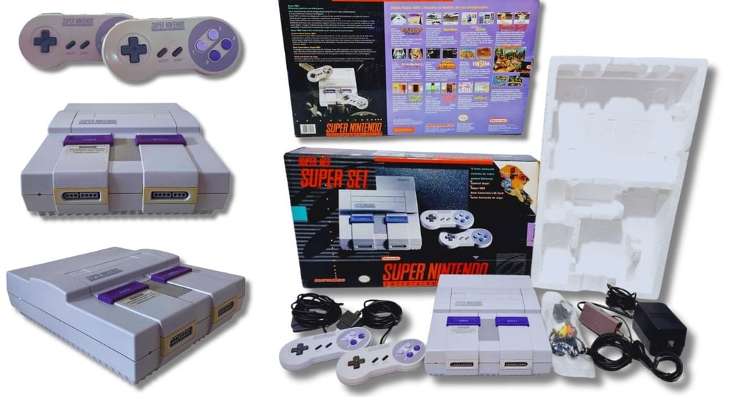 Modelo Super Nintendo Playtronic 1993 Brasil
