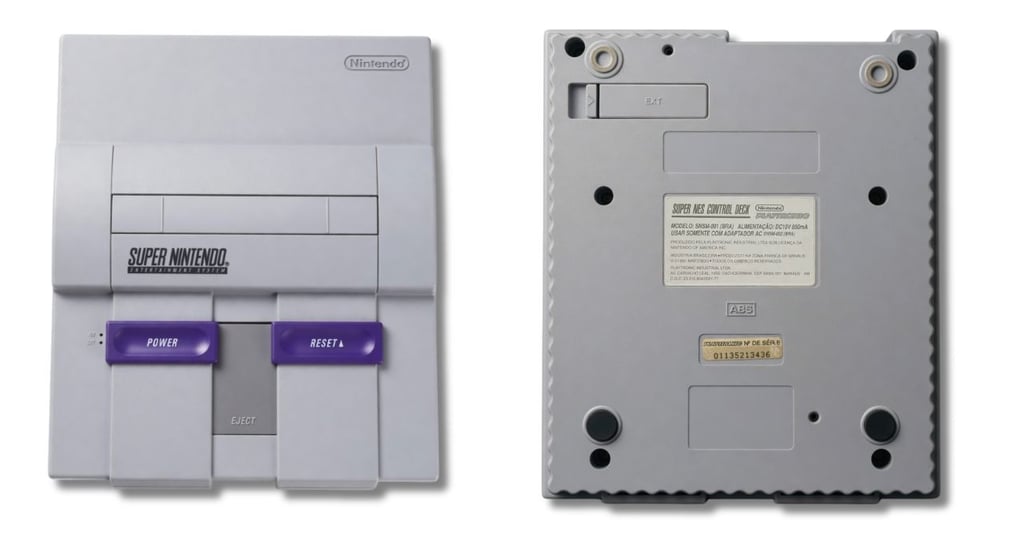 Modelo Super Nintendo Playtronic 1993 Brasil