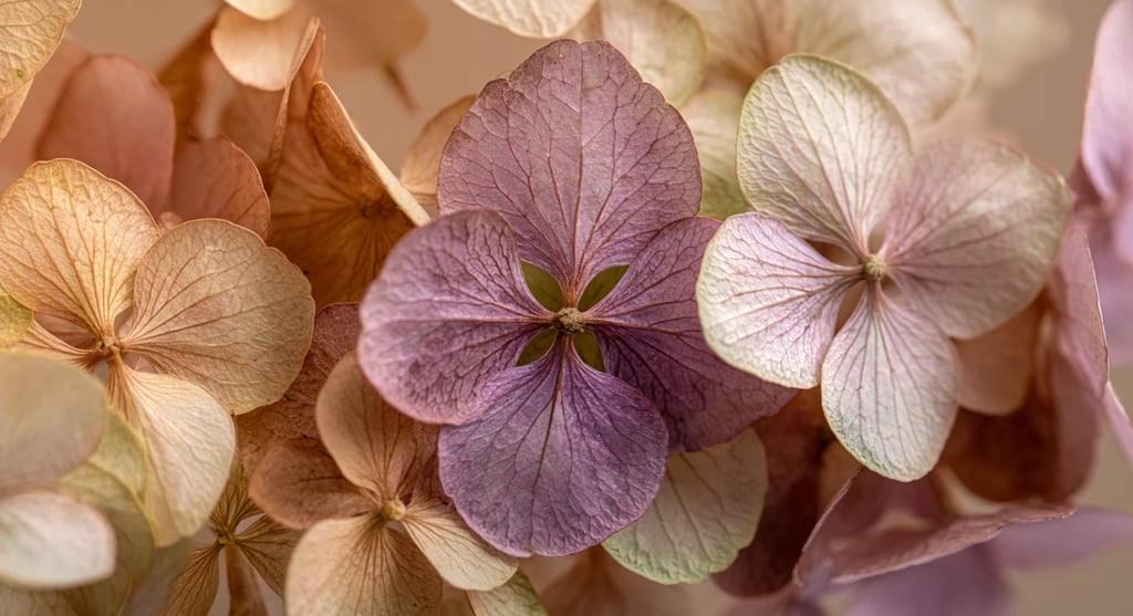 Preserved Anna Hydrangea Petals