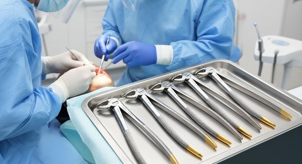 Pinzas de extracción dental con mango dorado: Guía completa de diseño y selección modernos