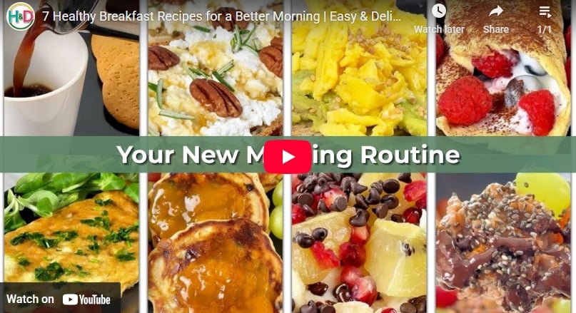 Video ricetta come fare una colazione sana HealthyanDelicious