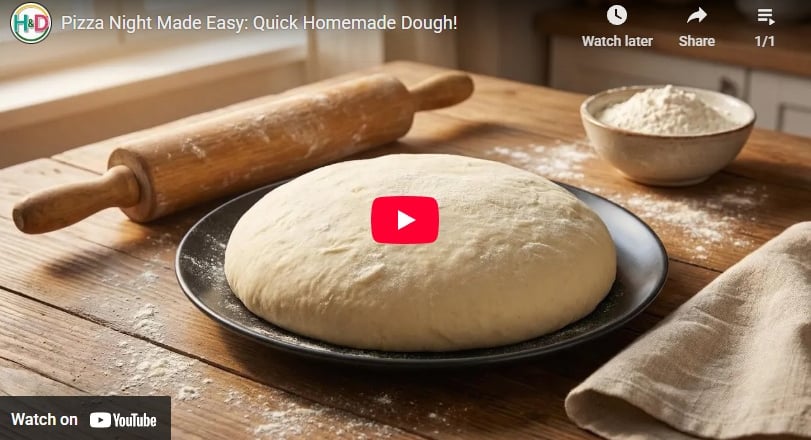 Video per impasto per pizza fato in casa