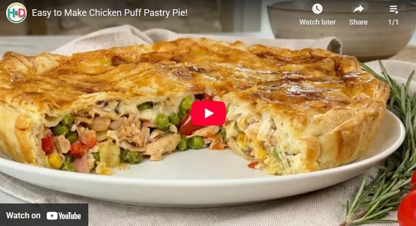 Come fare la torta salata di pollo e verdure