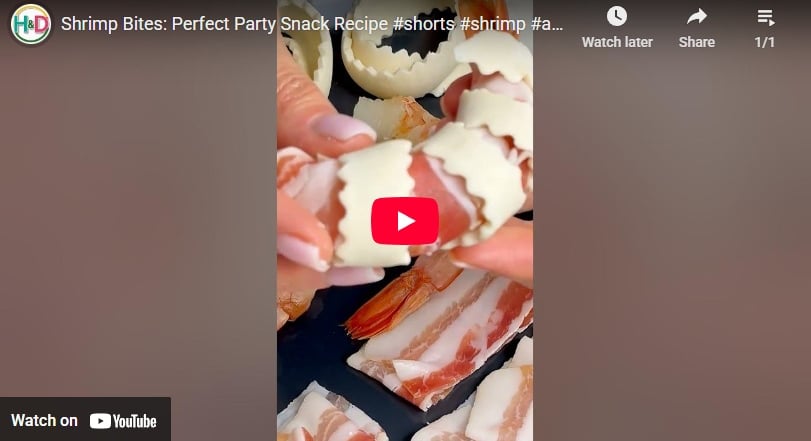 Video ricetta come fare bocconcini di gamberi