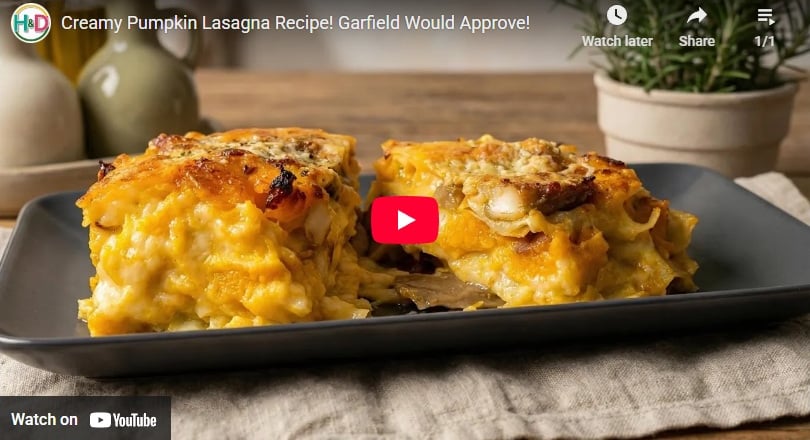 Video ricetta lasagna di zucca