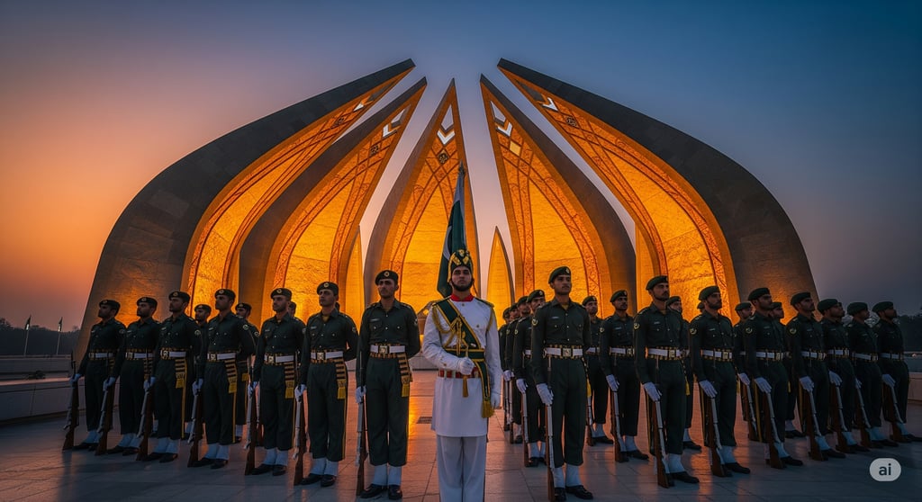 a group of soldiers in uniform standing in front of a large building