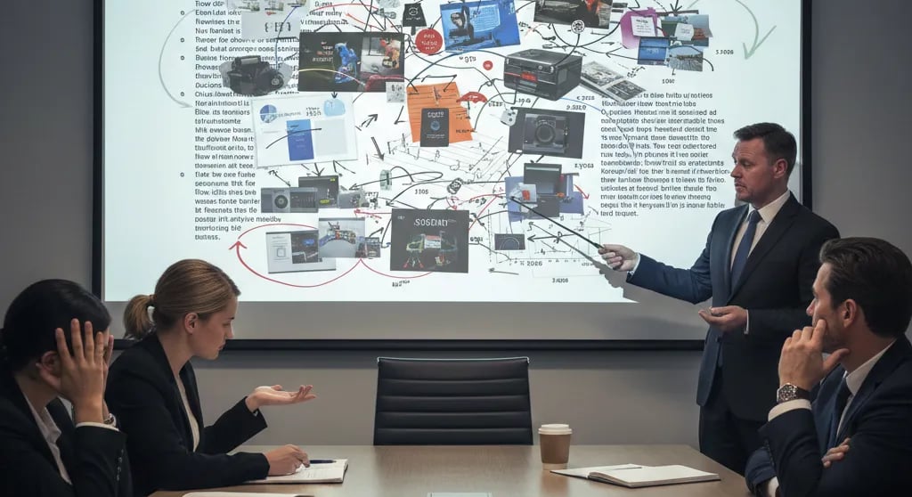 How Cluttered Slides Make Investors Lose Trust