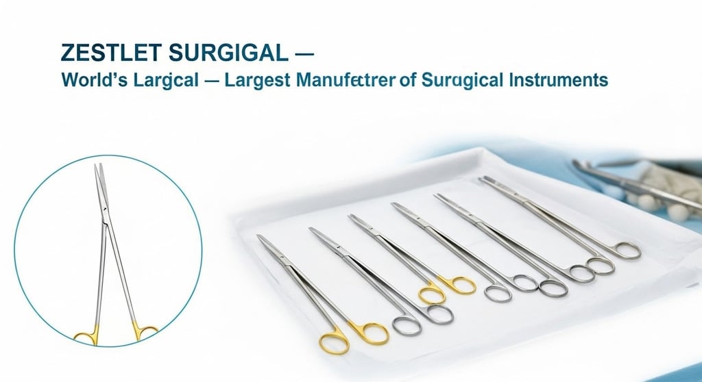 Tesouras cirúrgicas explicadas: tipos, modelos e tendências do mercado global | Zestlet Surgical – M