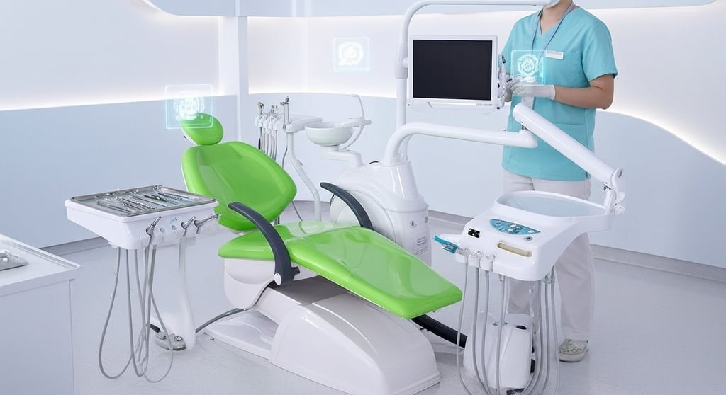 El futuro ya está aquí: cómo la IA y el diseño ergonómico están revolucionando el sillón dental