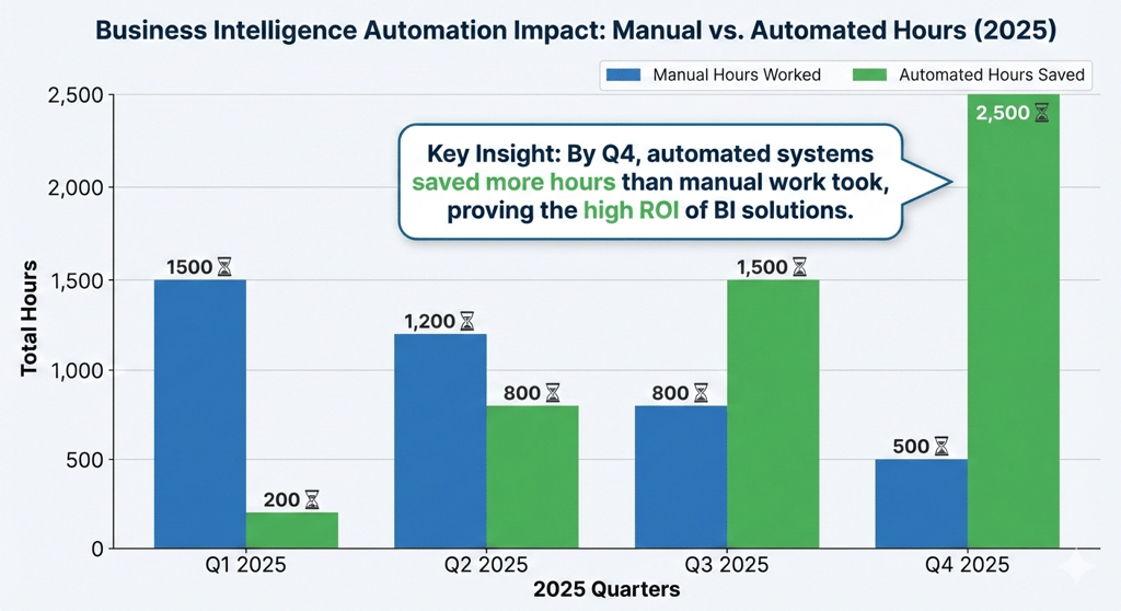 business intelligence automation impact graph