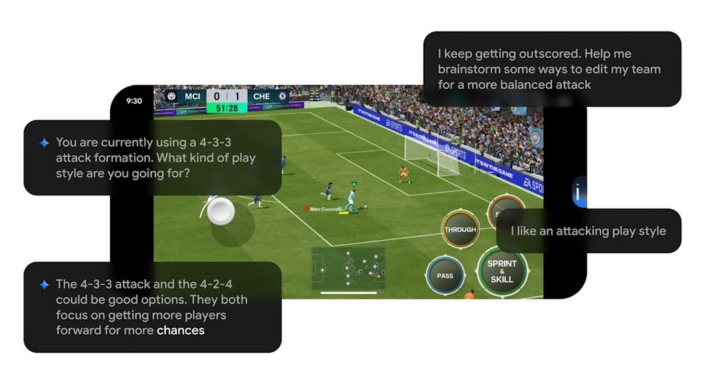 Google transforma o Gemini em assistente gamer com novo recurso no Android
