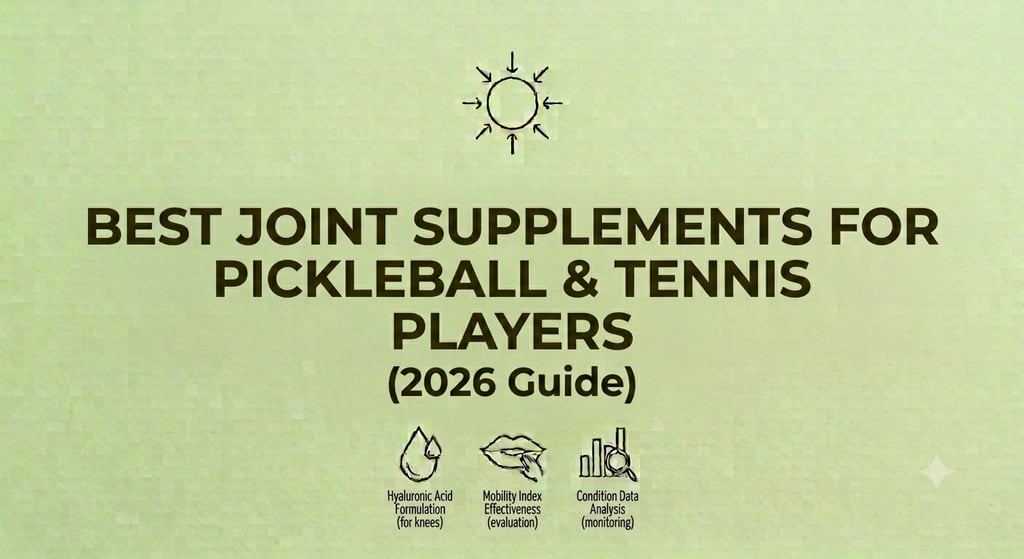 Best Joint Supplements for Pickleball & Tennis Players