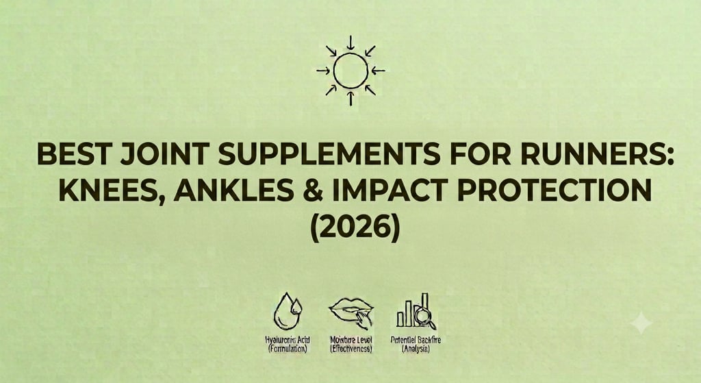 Best Joint Supplements for Runners Knees, Ankles & Impact Protection 